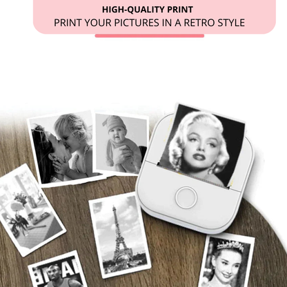 Mini Printer™ + Free Printing Paper – Enjoy Inkless Printing !