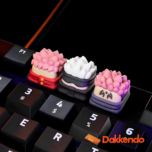 Jujutsu Kaisen Custom Keycaps for Mechanical Keyboard - Yuji, Goju, Sukuna