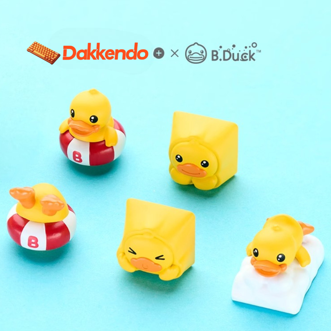 Duck Custom Keycaps for Mechanical Keyboard (Blind Boxes) w/ B.Duck