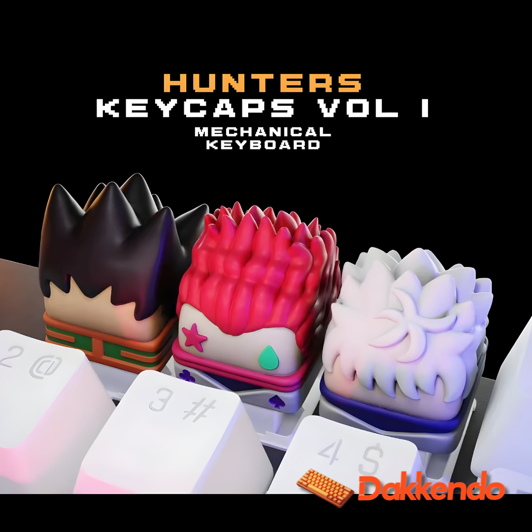 Hunter x Hunter Custom Keycaps for Mechanical Keyboard - Killua - Hisoka - Gon