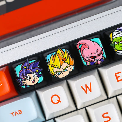 Dragon Ball Custom Keycaps for Mechanical Keyboard - Vegeta - Buu - Frieza..