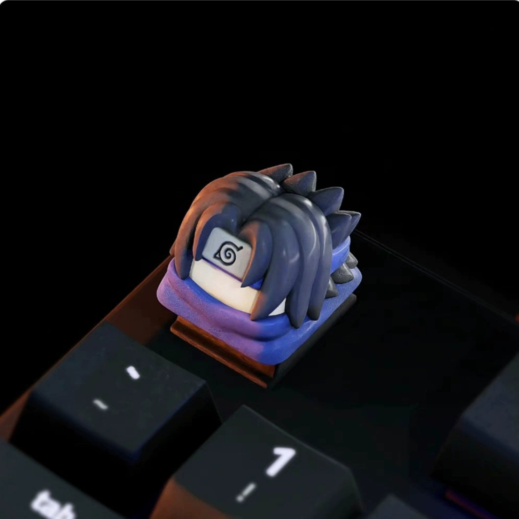 Naruto Custom Keycaps for Mechanical Keyboard - Naruto, Sasuke, Sakura, Jiraya