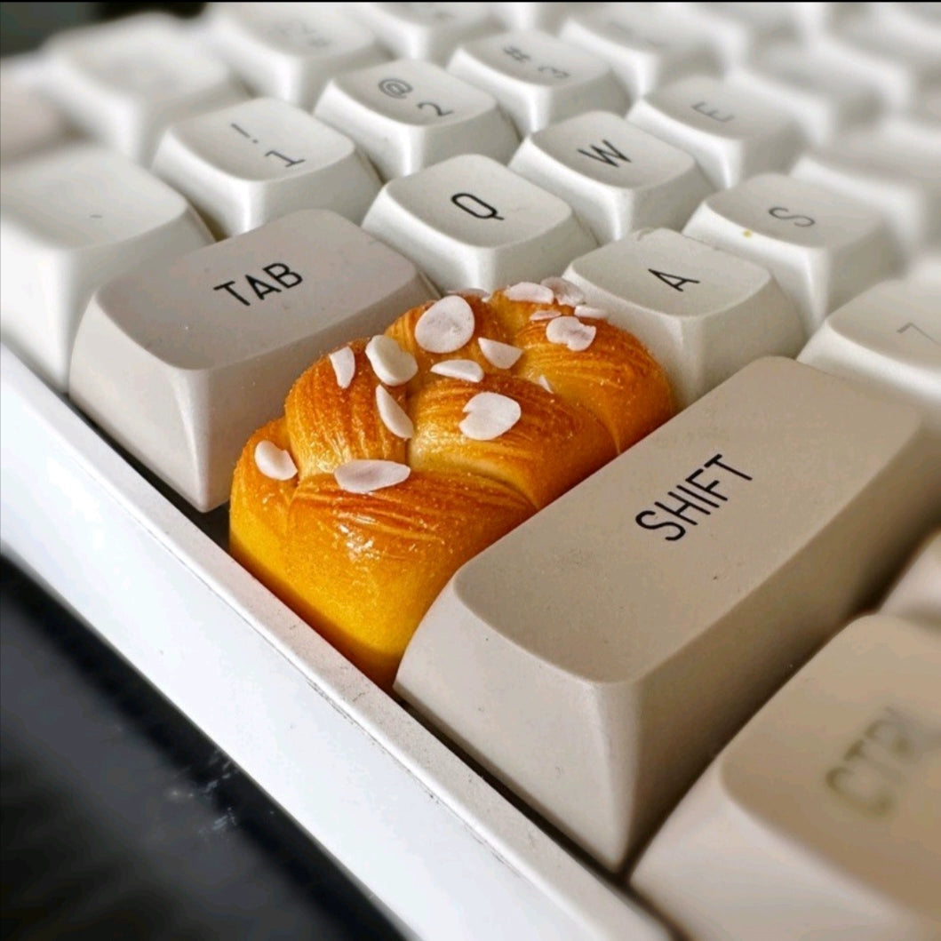 French Bread Bun Keycaps Mechanical Artisan Keyboard