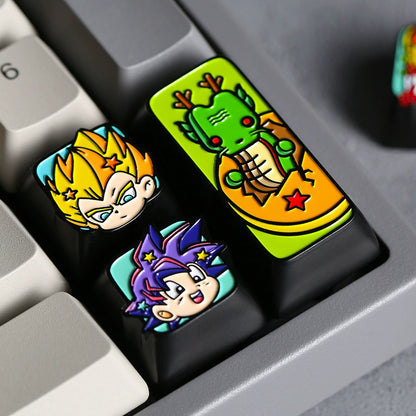 Dragon Ball Custom Keycaps for Mechanical Keyboard - Vegeta - Buu - Frieza..