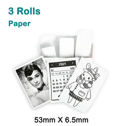 Mini Printer™ + Free Printing Paper – Enjoy Inkless Printing !