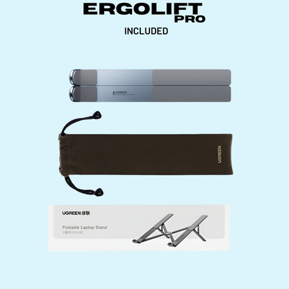 ErgoLift Pro - Portable & Adjustable Aluminum Laptop Stand