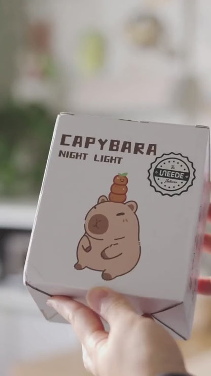 Capybara Fluffy Lamp Bedroom Sleep Light